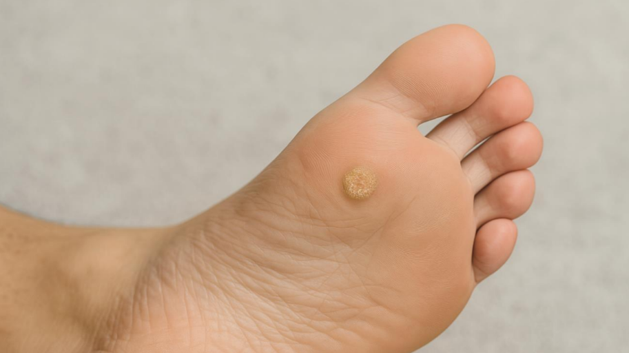 foot and plantar wart
