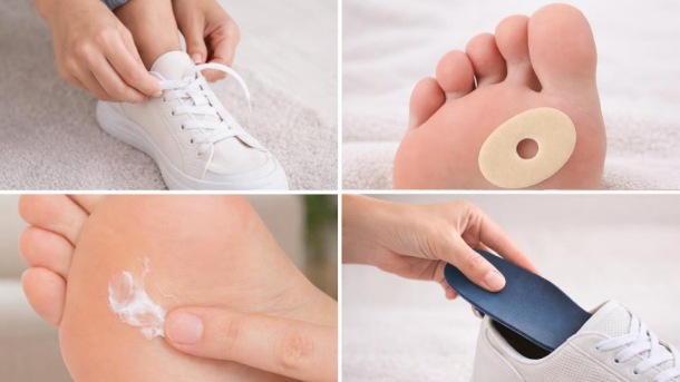 How to prevent corns on feet with proper footwear, padding, skincare, and support