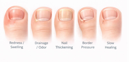 toenail problems and diabetes